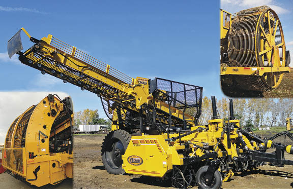 Alloway 12-Row Folding Harvester